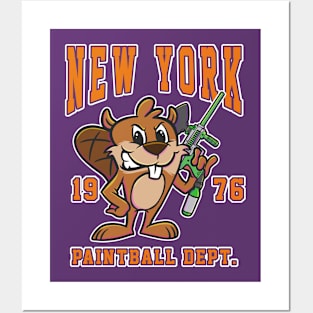 New York Paintball player Department Posters and Art